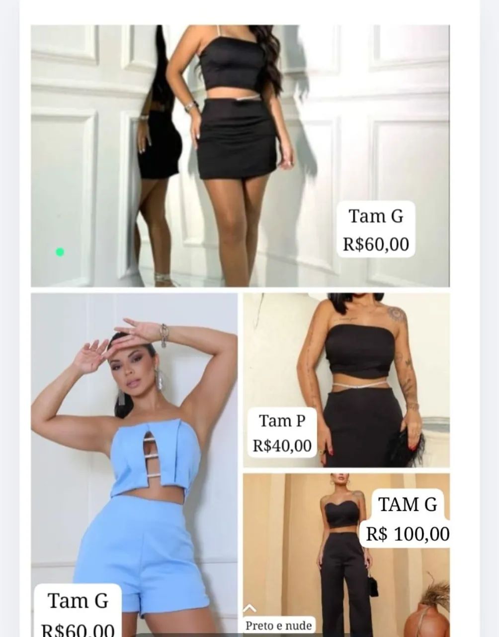 Roupas femininas