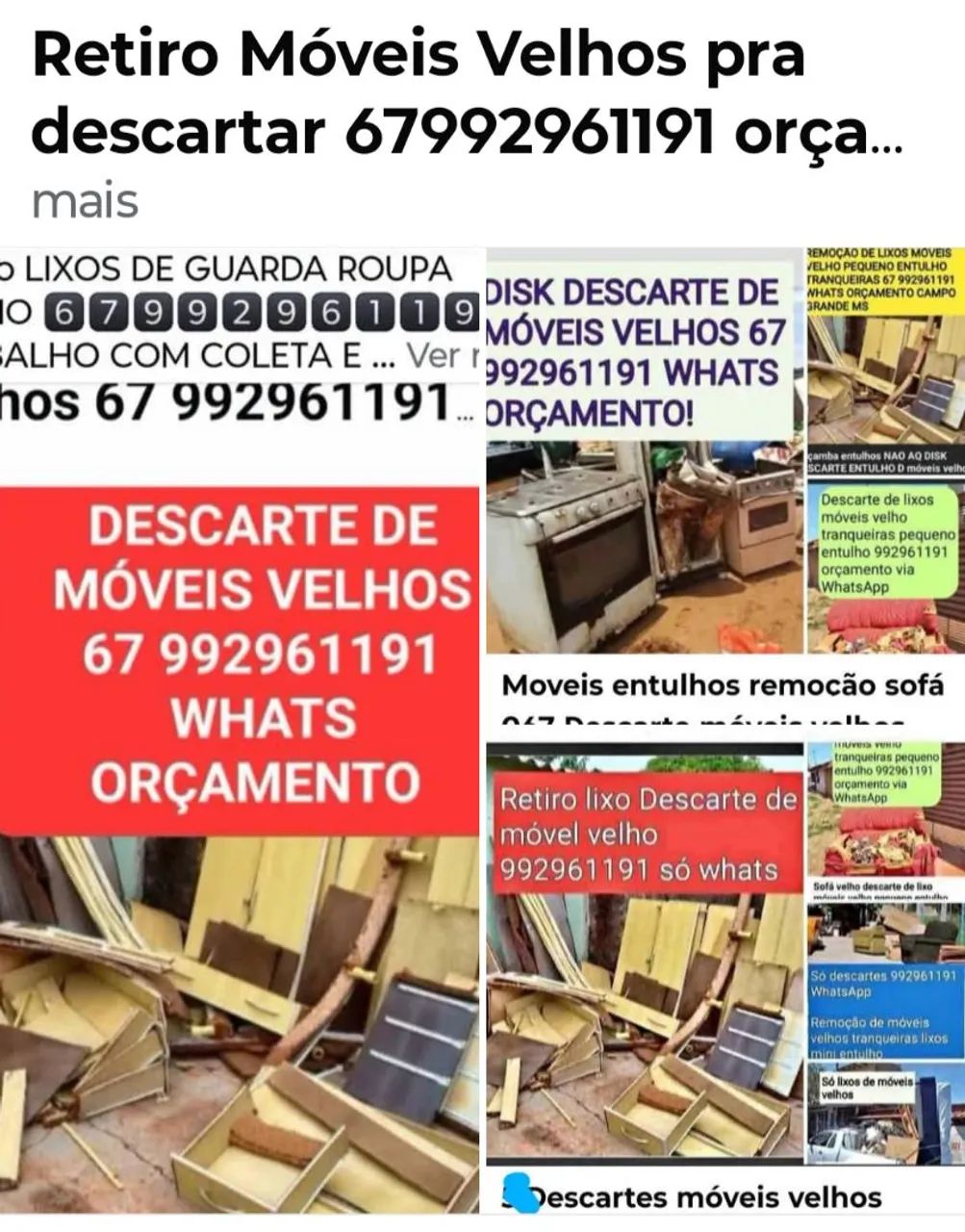 Sofá velho removedor móveis velhos lixo entulho sofa  - Foto 4