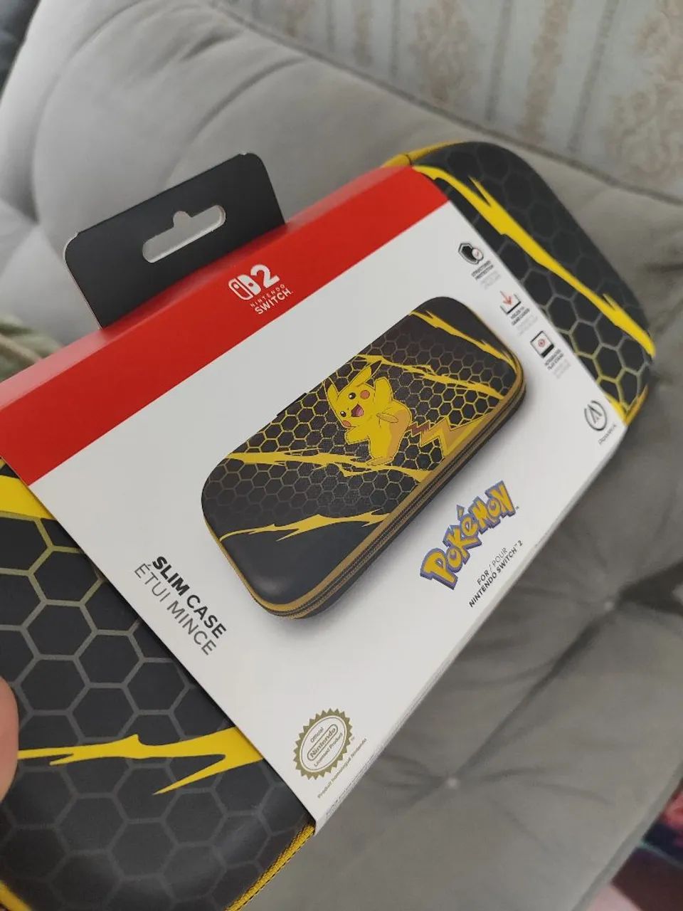 Case Slim Pikachu Switch 2 Oficial