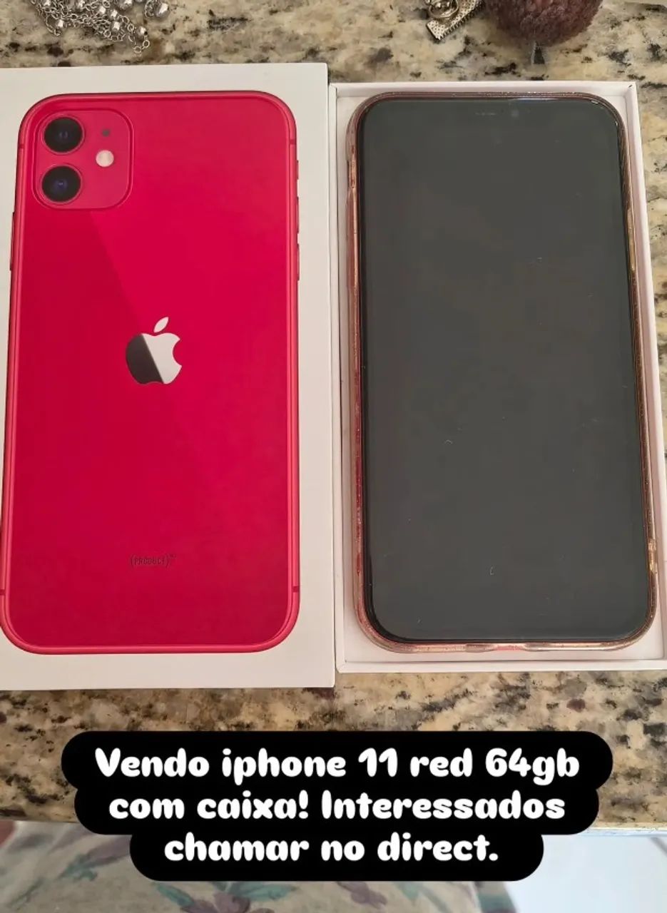 iPhone11 64GB レッド Apple iPhone 11 (64 GB)- Vermelho - Aceitável (Recondicionado