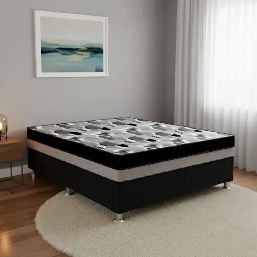 Base Box Casal + Colchão D28/D33 Ortobom Dupla Face - Entrega Rápida 