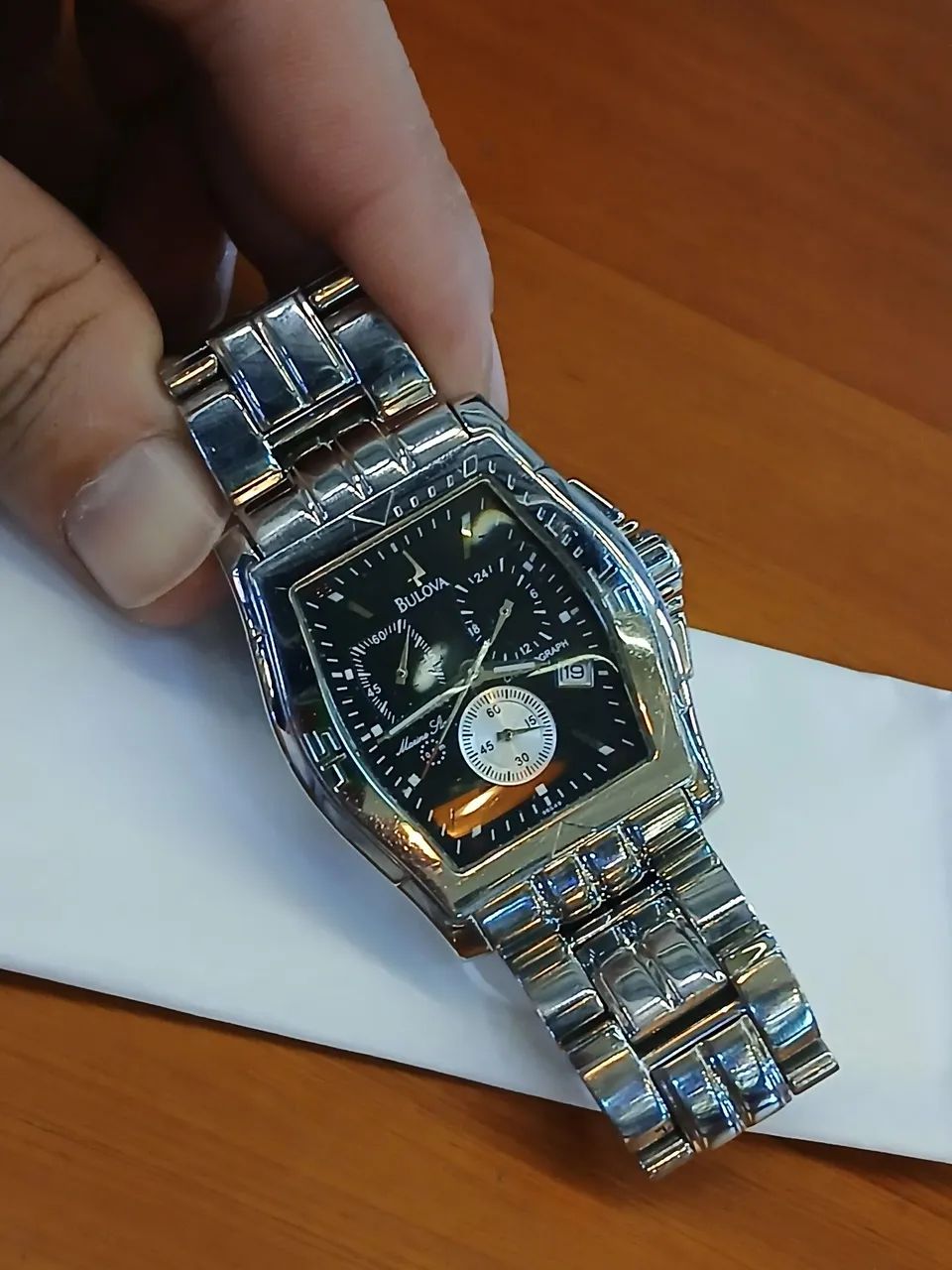 Relógio Bulova marine star modelo 96G49 - Foto 5