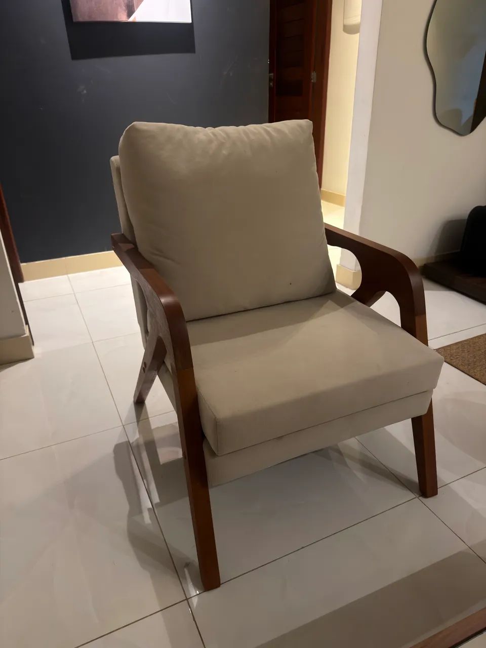 Kit poltronas bege  - Foto 3