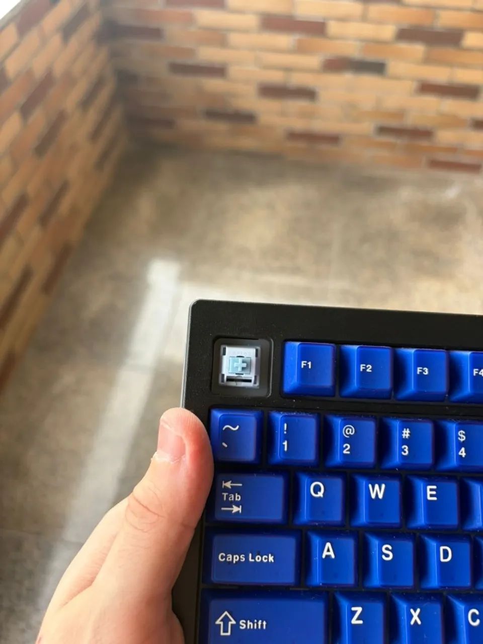 Teclado Akko 5075B com Switch Akko Azul - Foto 4