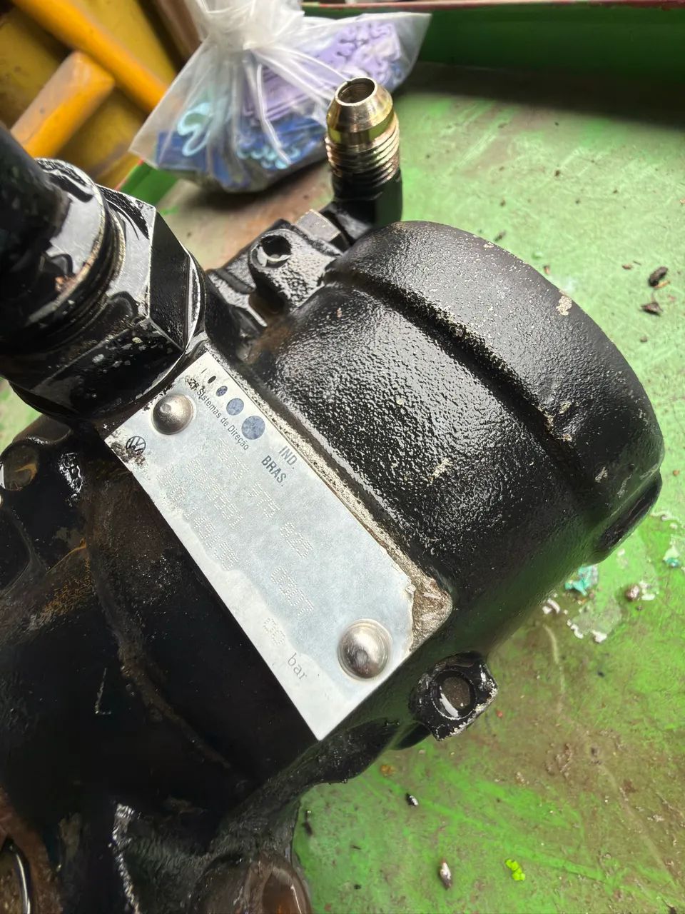 COMPRESSOR DE AR KNOOR BREMSE VOLKS 8150 - Foto 3