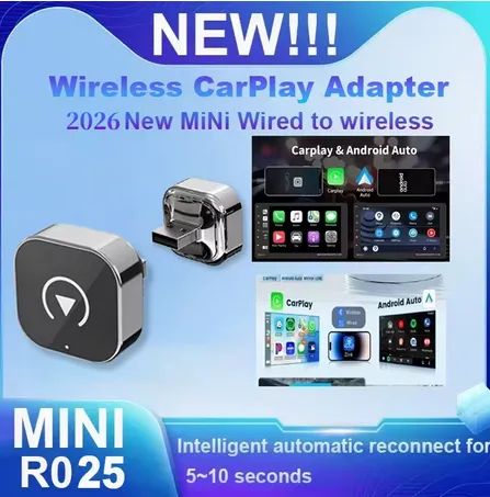 Adaptador CarPlay/Android Auto 2026