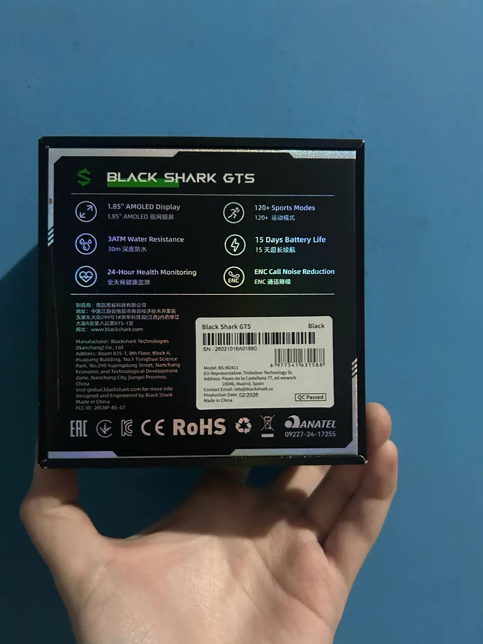 Smartwatch Black Shark GTS - Foto 5