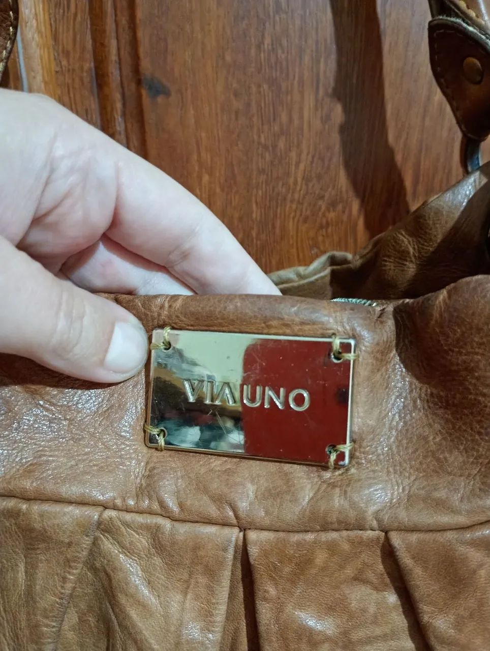 Bolsa linda de couro - Foto 3