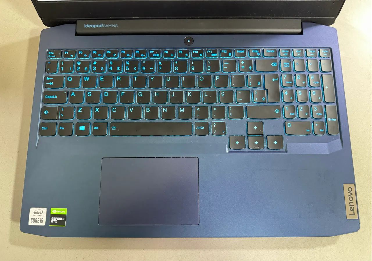 Notebook Gamer Lenovo - Core i5 10th + GTX 1650 - Notebooks