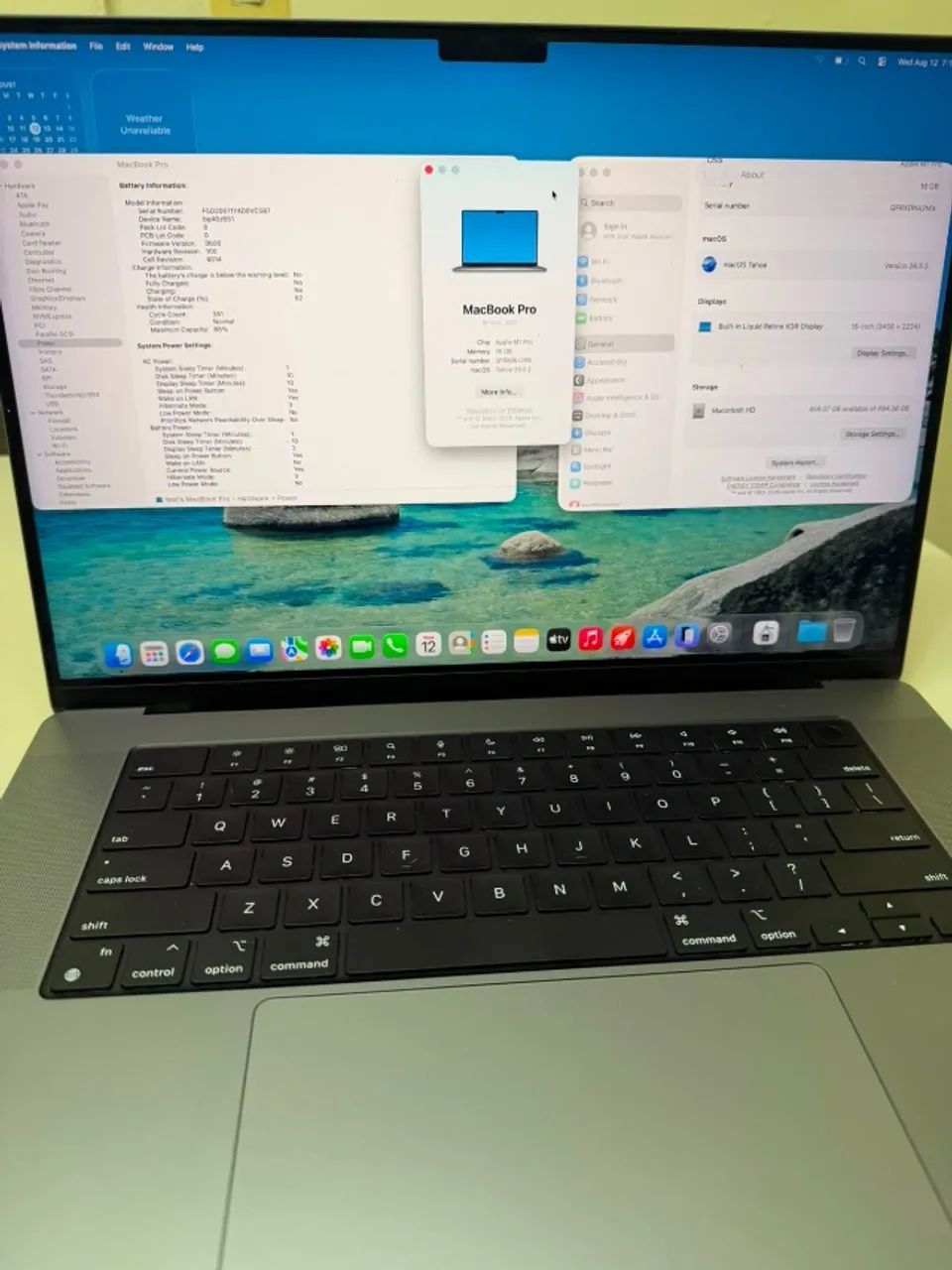 Macbook pro m1 pro 16 inch 16gb ram 512gb ssd  - Foto 2