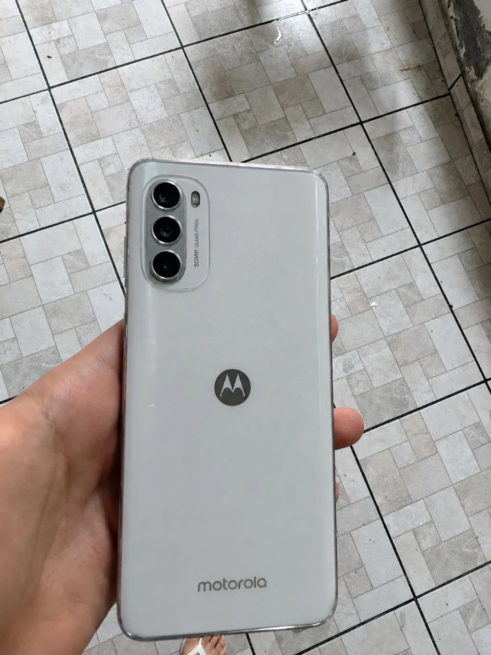 Moto g52 com problema no display