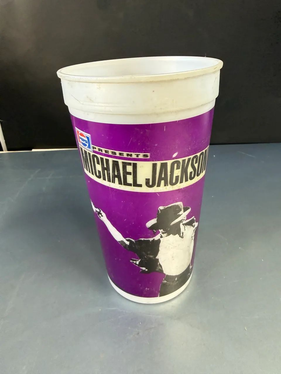 マイケルジャクソン Dangerous World Tour Pepsi カップ Copo plástico colecionável Michael Jackson Pepsi Dangerous World