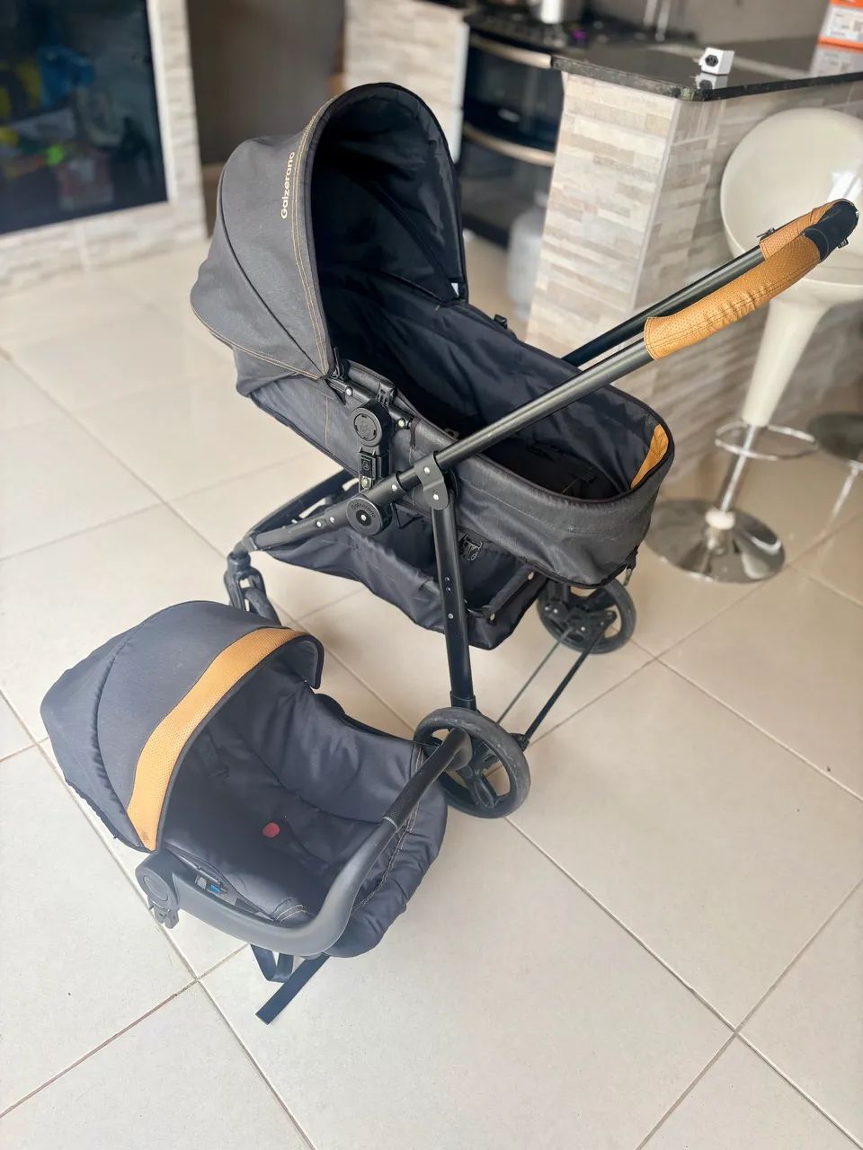 Carrinho de bebê Galzerano - Foto 2