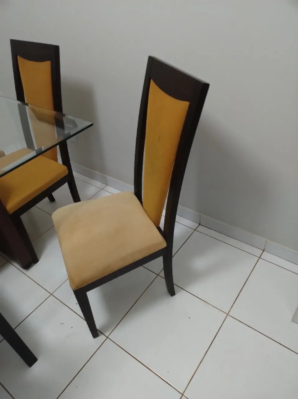 Conjunto Mesa De jantar 8 lugares Retangular 