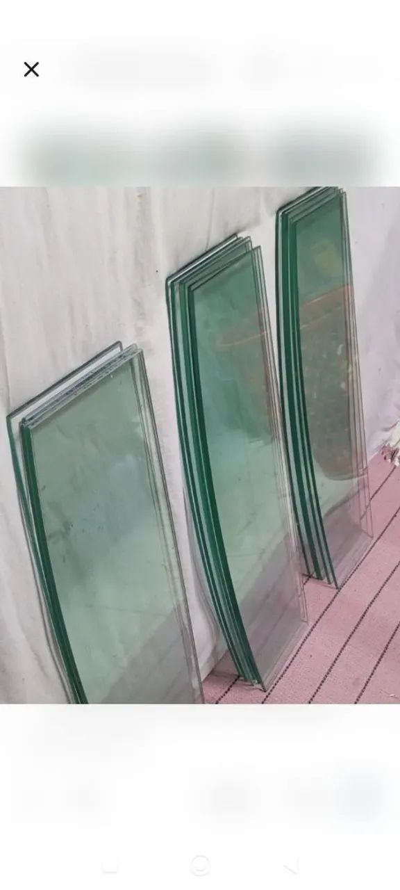 Prateleiras de Vidro 7mm Reforçadas (Linha Comercial) - 89x28cm