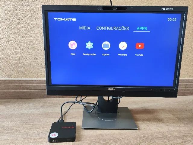 SMART BOX TOMATE MCD-121 4K ANDROID 2GB RAM 16GB ROM selo ANATEL - Seminova - Foto 6