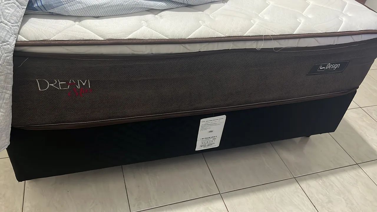 Cama de casal com box e colchão  - Foto 2