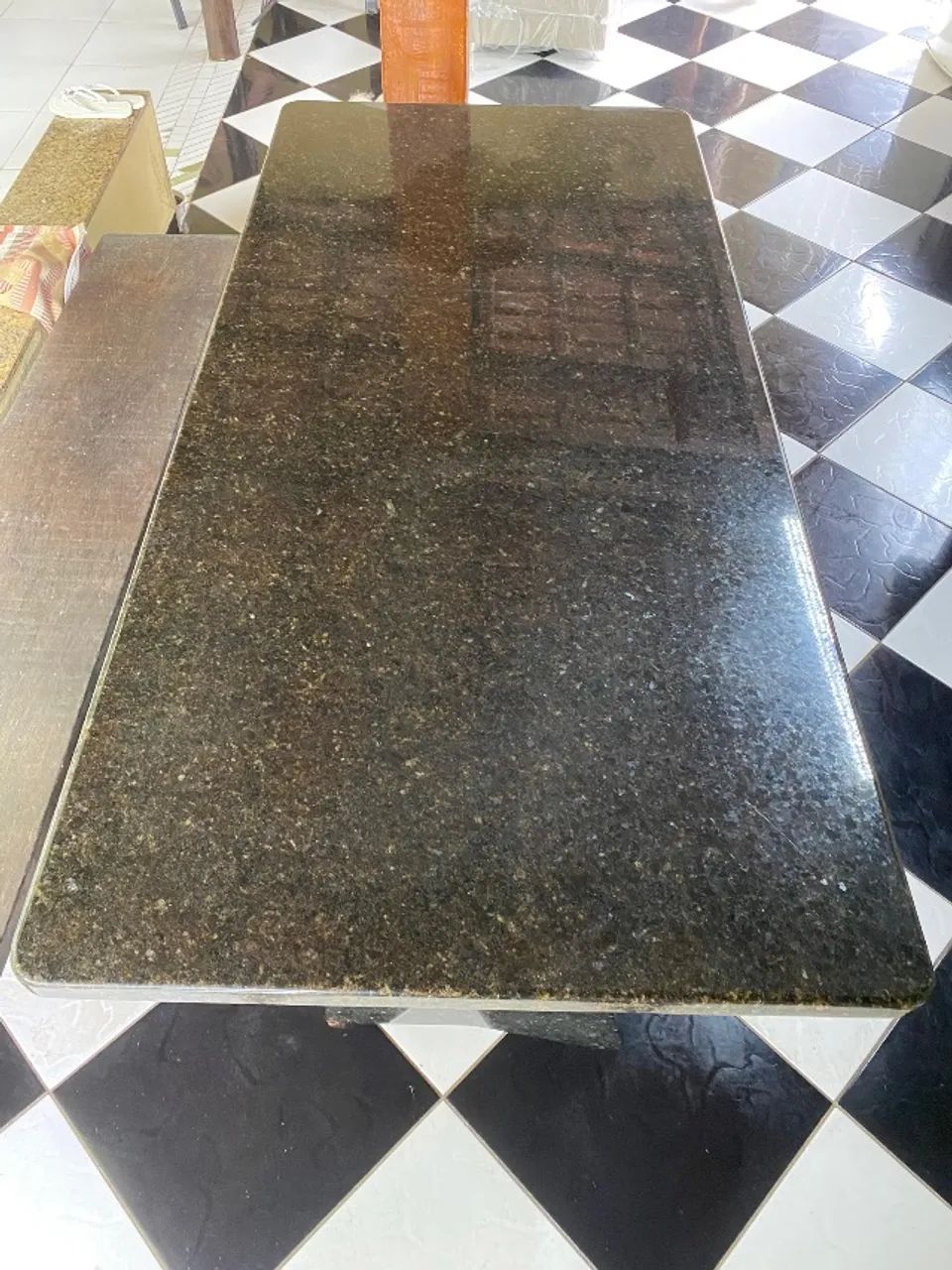 Mesa de jantar (10 a 12 pessoas) granito Ubatuba - Foto 4