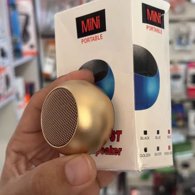 Caixinha de som mini Speaker Bluetooth - cores variadas - Foto 3