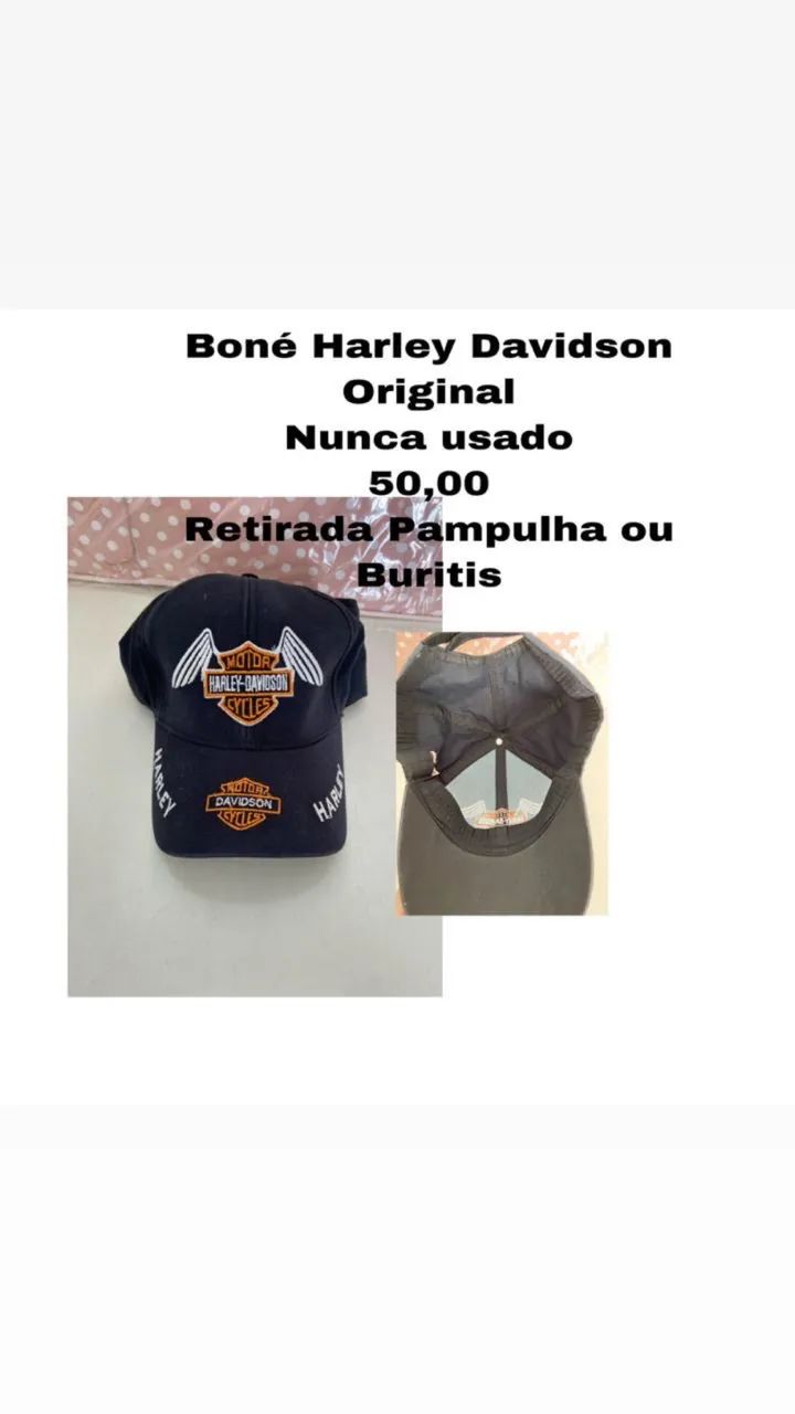 Boné Harley Davidson - Original - Novo 
