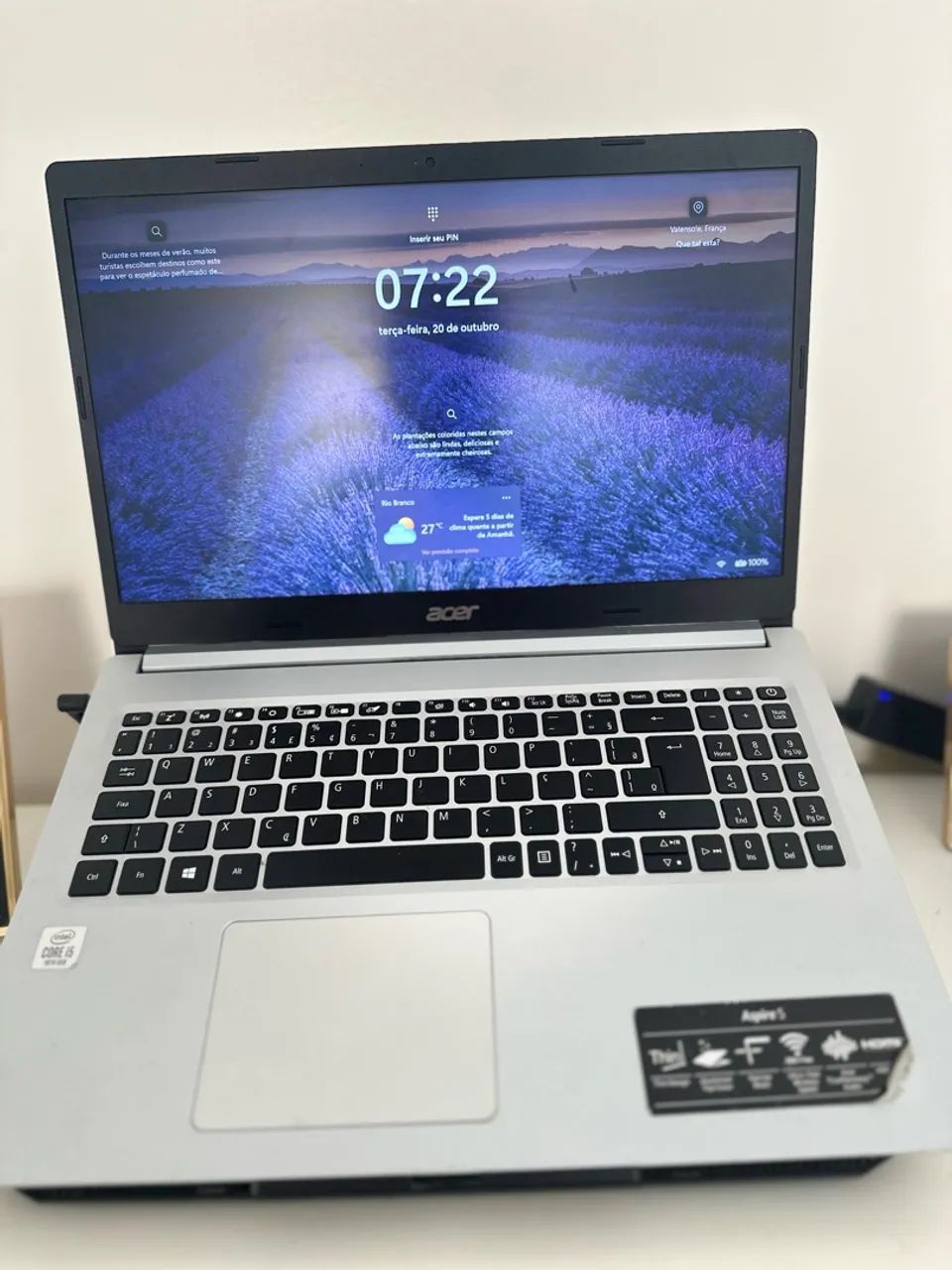 Vendo Notebook Acer Aspire 5