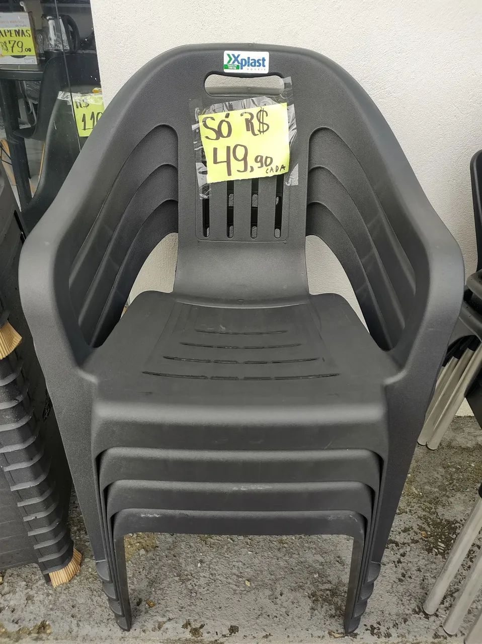 Venso cadeiras de plástico nova super resistente  - Foto 2