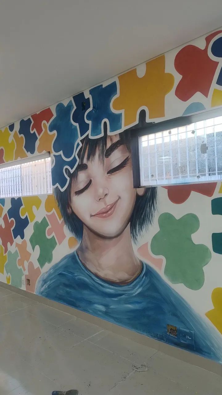 GRAFITE em MUROS DE ESCOLAS - Foto 3
