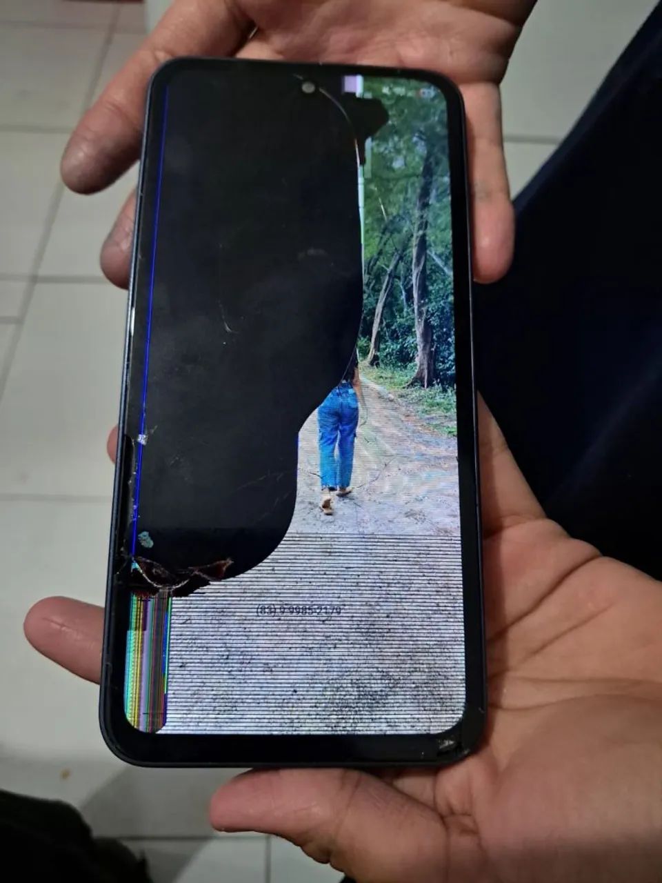 Celular a35 128gb tela quebrada  - Foto 2