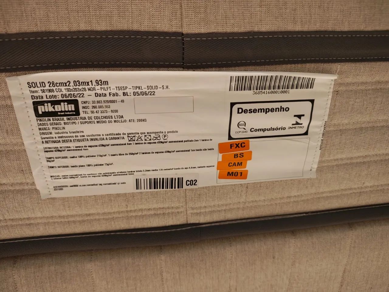 Cama box com colchão king size  - Foto 3
