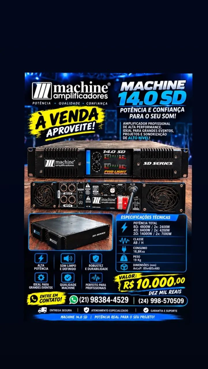Amplificador Machine 14.0 