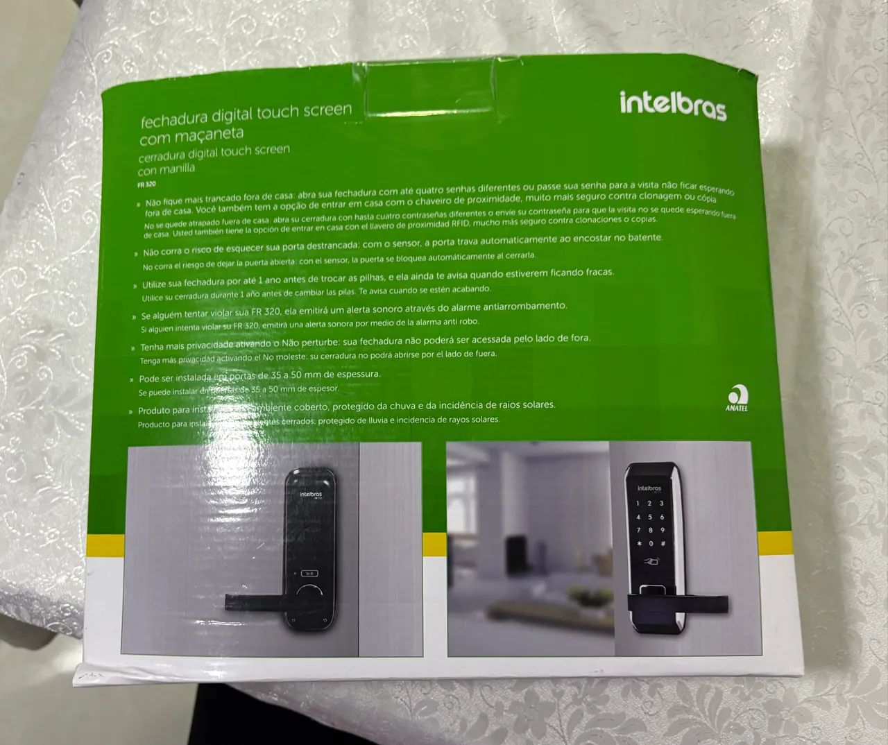 Fechadura eletrônica nova Intelbras FR320 - Foto 4