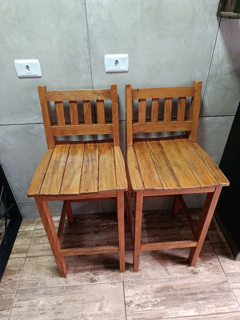 2 banquetas 100% PEROBA !! - Foto 3