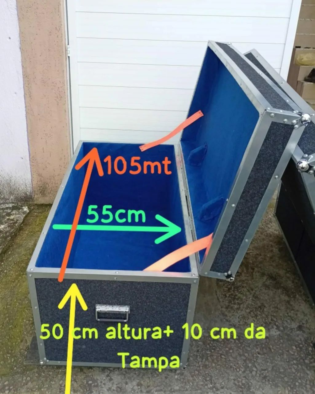 Cases Caixa com Rodinhas Para Trasporte Eventos - Foto 2