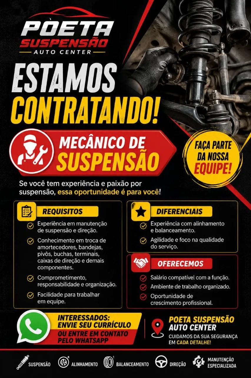 Vaga de Mecânico 