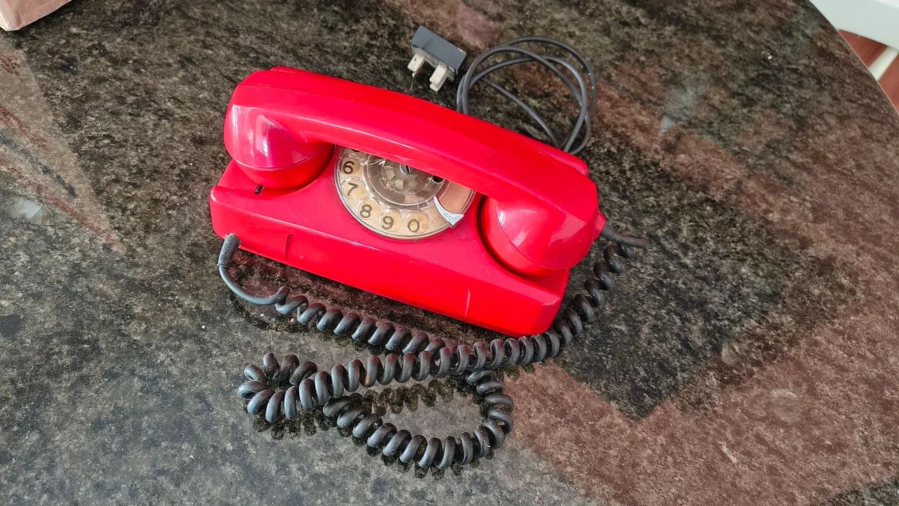 Telefone Antigo Discagem Manual