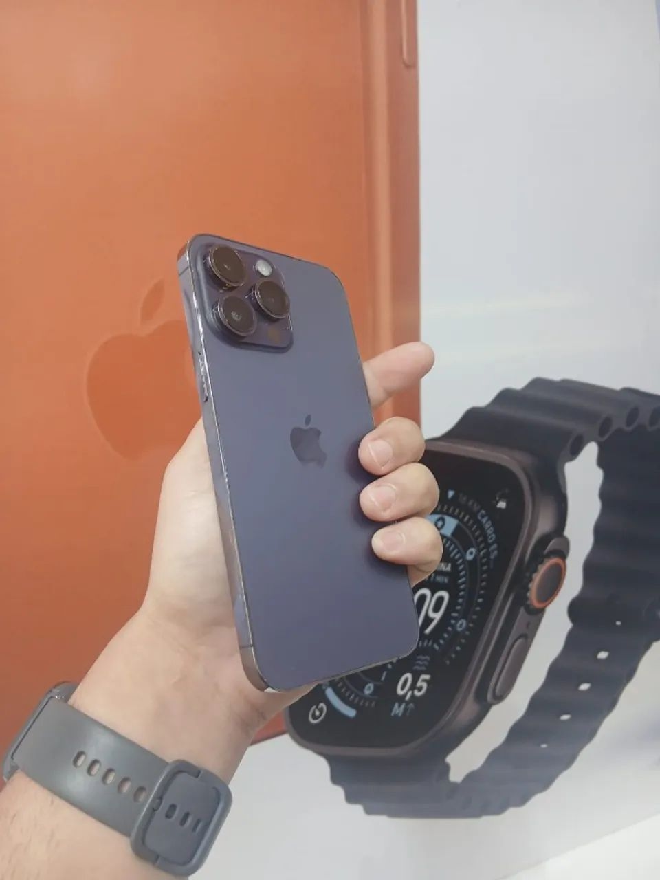IPHONE 14 PRO MAX 128GB - Bateria 86% - ROXO - Foto 3