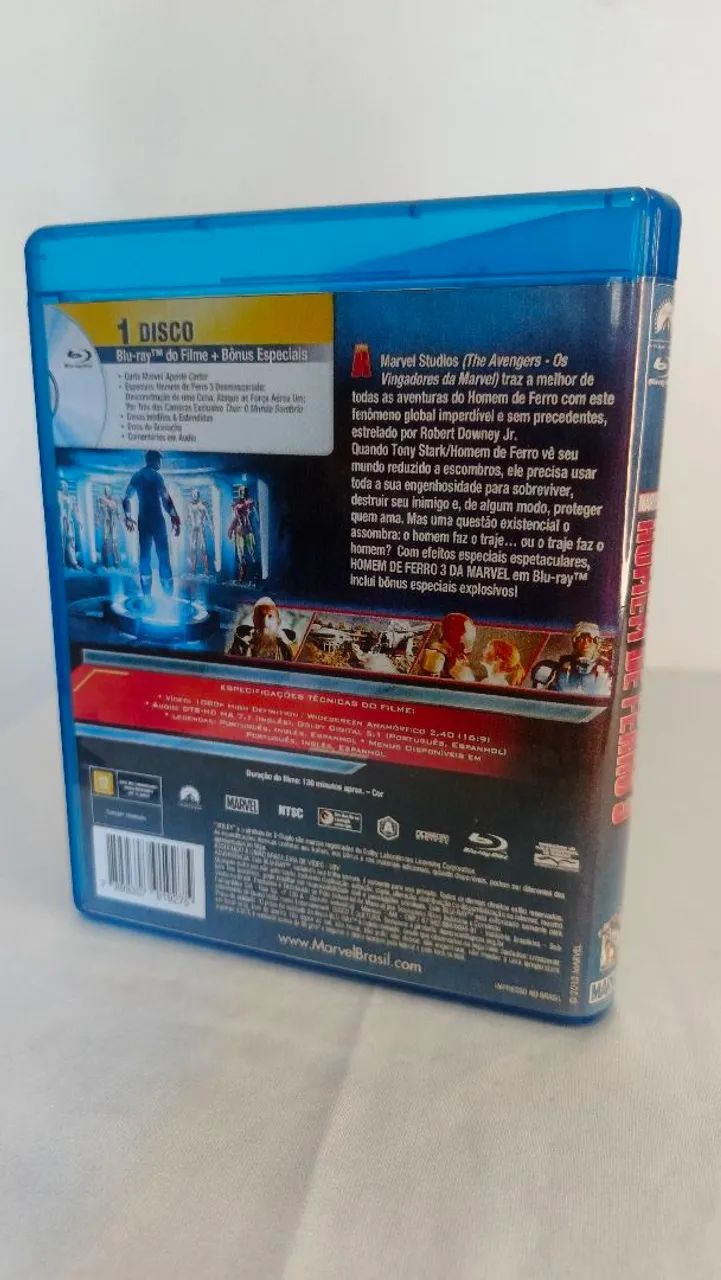 Bluray Homem de ferro 3 - autoral - Foto 4