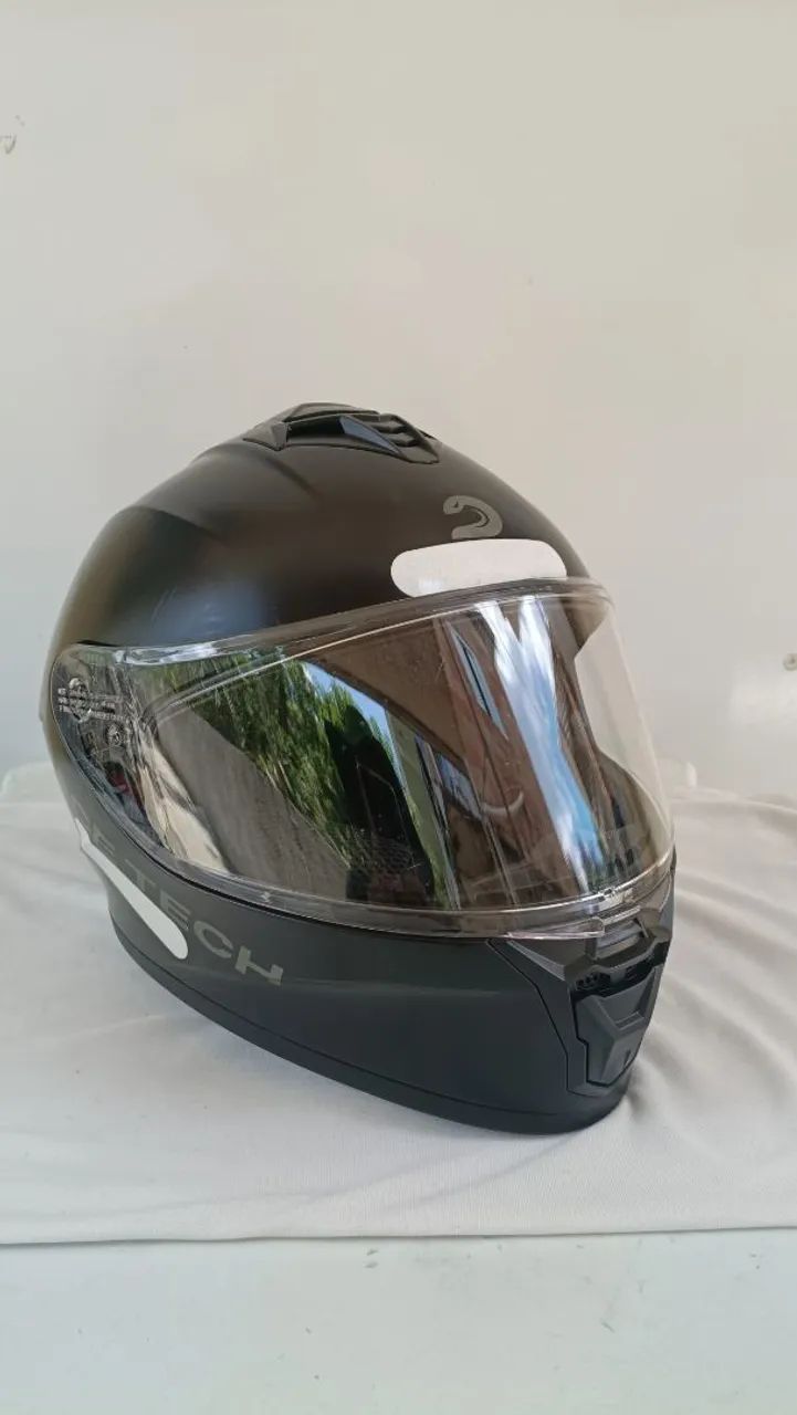 Capacete Raça Tech Black N58 