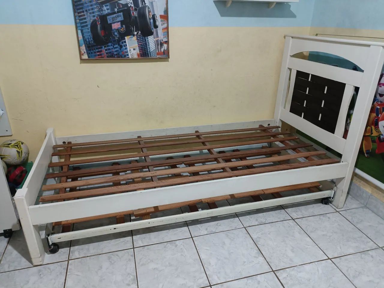 Cama solteiro com auxiliar  - Foto 3