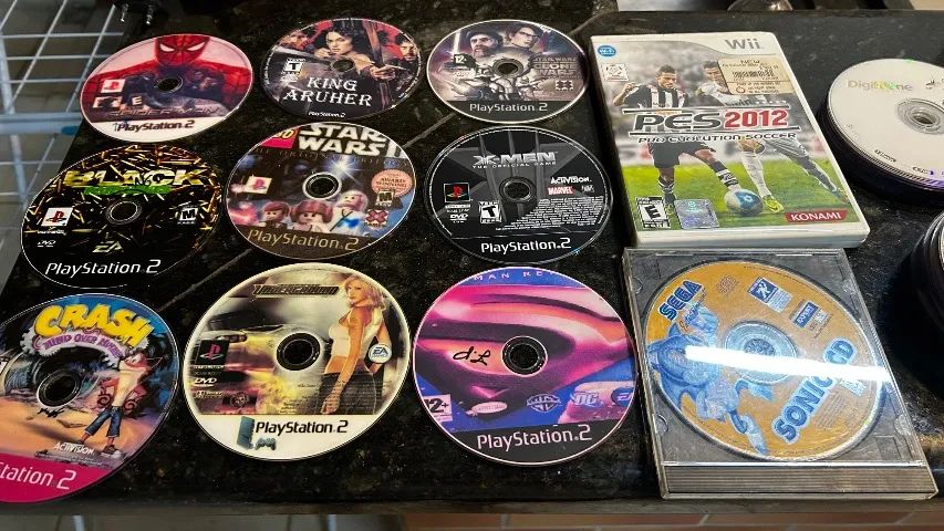 Jogos de ps2, pc e wii; dvds player e filmes - Foto 3