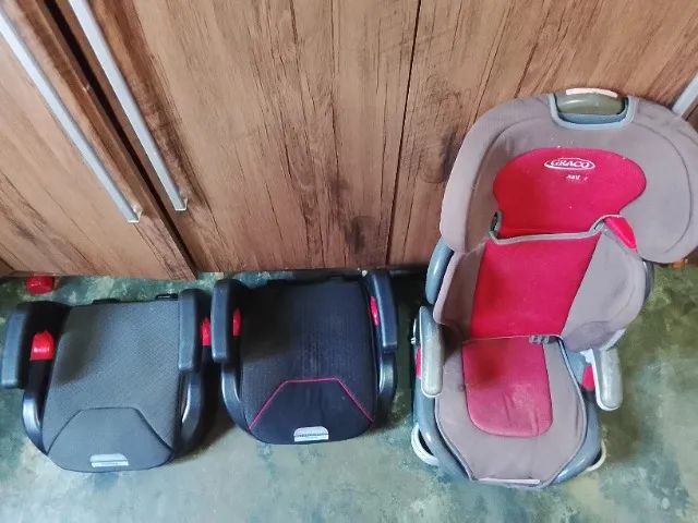 Cadeira Auto Graco Junior + Assentos Booster Burigotto 15 A 36kg - Foto 2