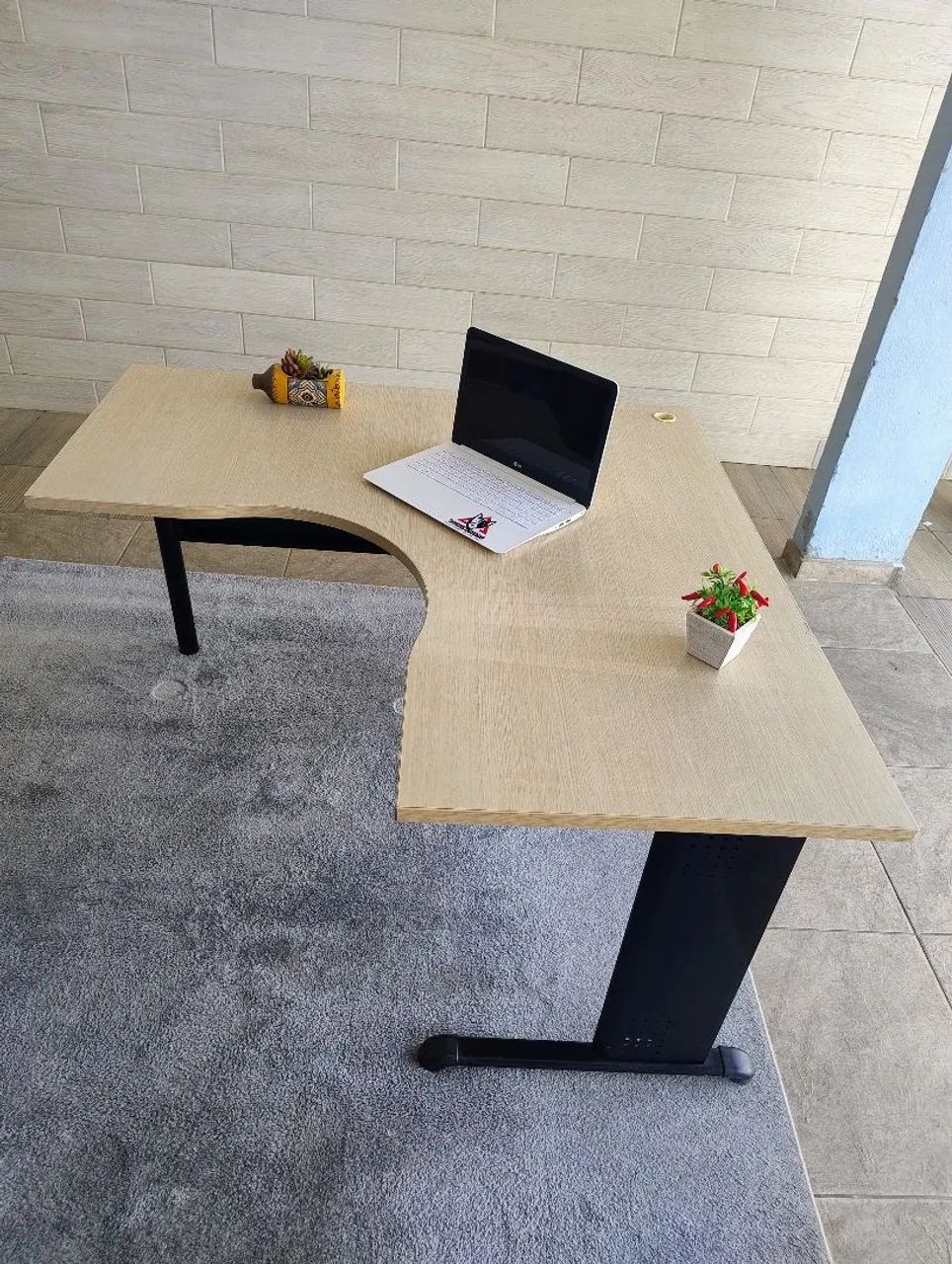 Mesa escritório L - Foto 4