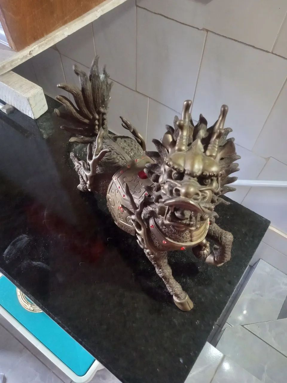 Escultura de bronze 