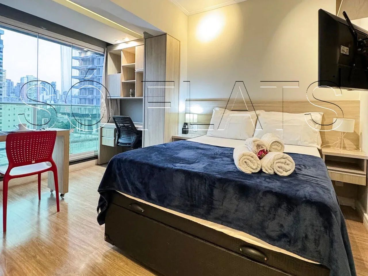 Studio mobiliado à venda em Perdizes no VN Turiassu com varanda e lazer completo - Foto 3