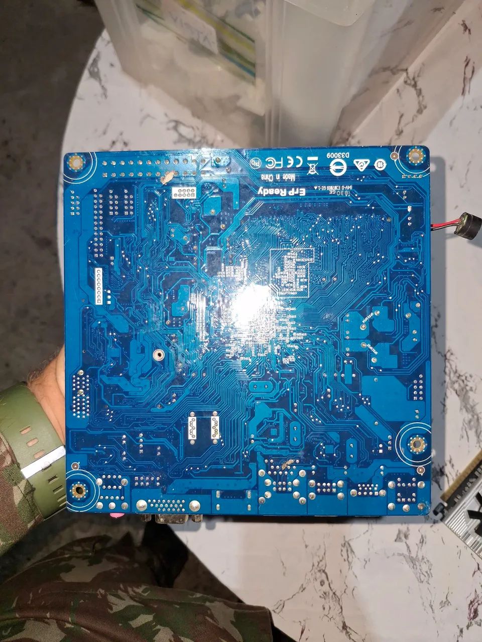 placa-mãe PCWare IPX1800E2 (padrão Mini-ITX)  - Foto 4