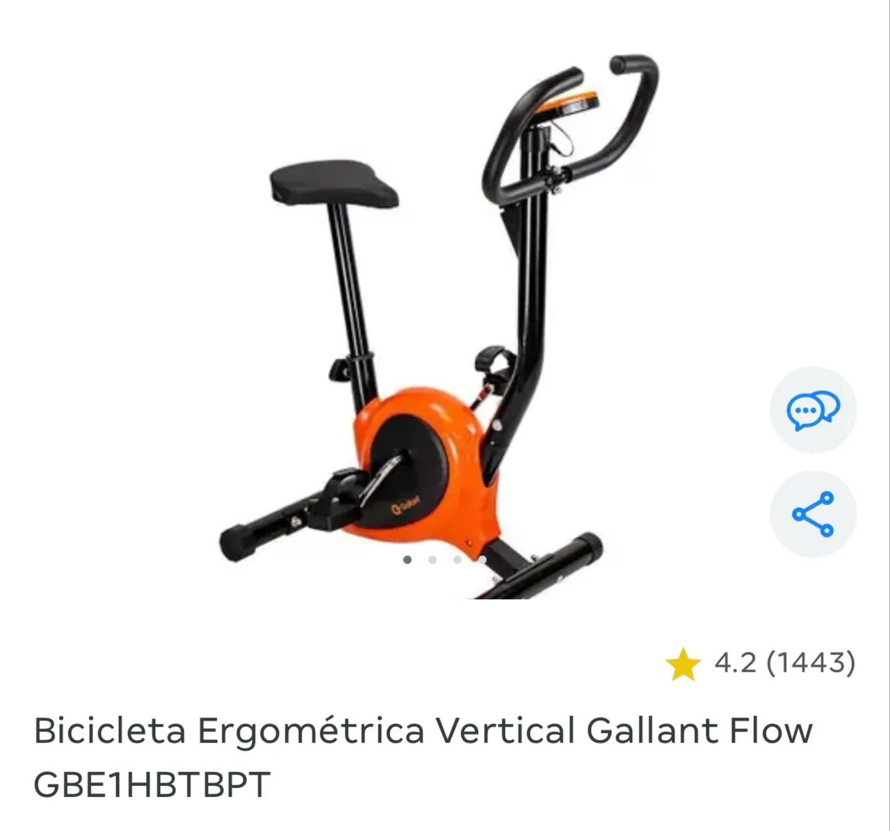 Bicicleta ergométrica 