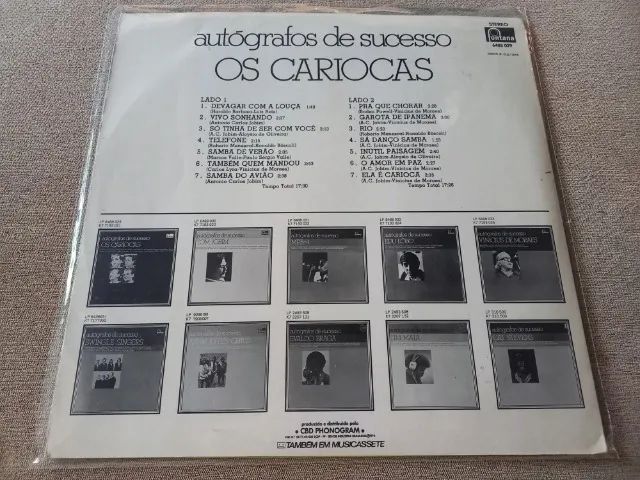 Lp Disco de vinil Os cariocas - Autógrafos de sucesso - Foto 4