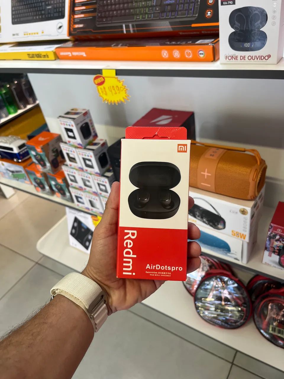 Fone de ouvido redmi airdots pro ( barato )