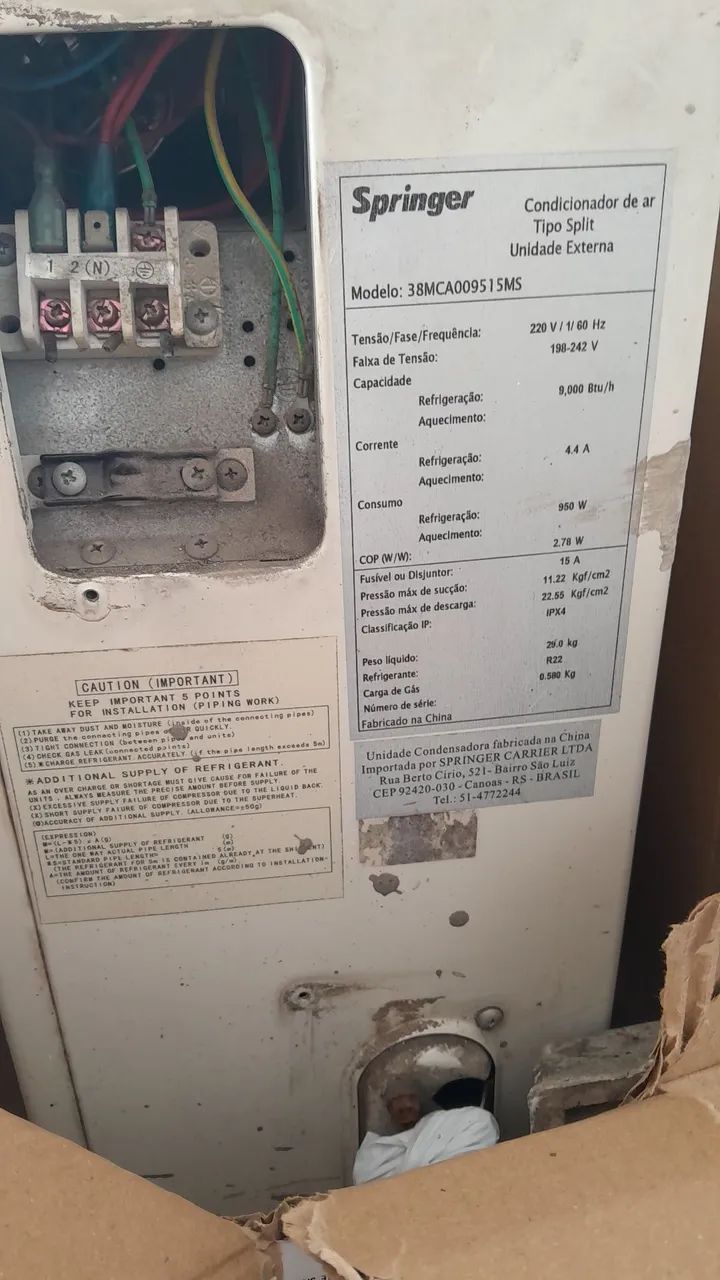 AR CONDICIONADO SPRINGER 9000btus - Foto 3