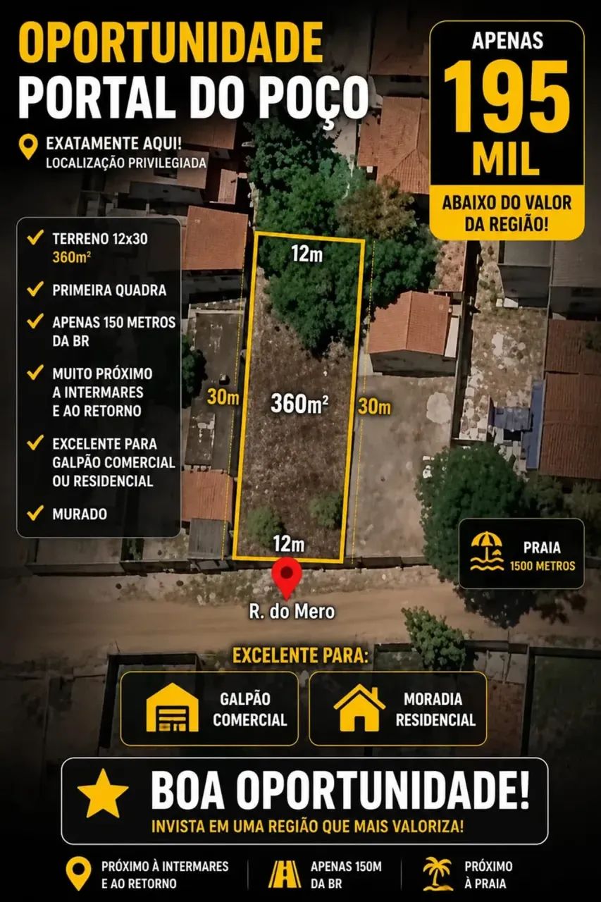 Lotes a venda  Portal do Poço - Cabedelo - PB bem próximo a Intermares - Foto 2
